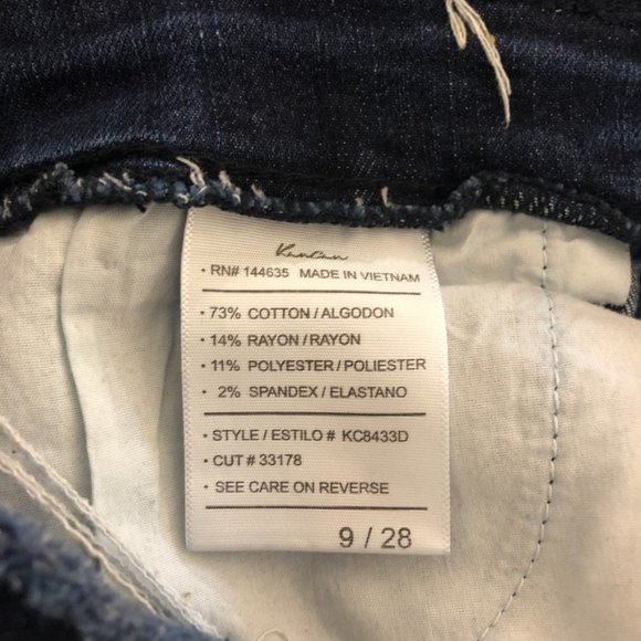 Kancan Sloane High Rise Ankle Skinny Jeans, Women's 28/9, Distressed - Picture 8 of 9
